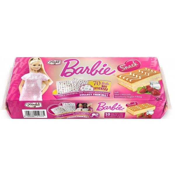 BARBIE SNACK FRAGOLA 25G X 10 X 12