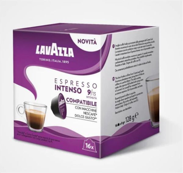 LAVAZZA COFFEE CAPS COMPAT DOL CEGUSTO G.128 16X6 – INTENSO