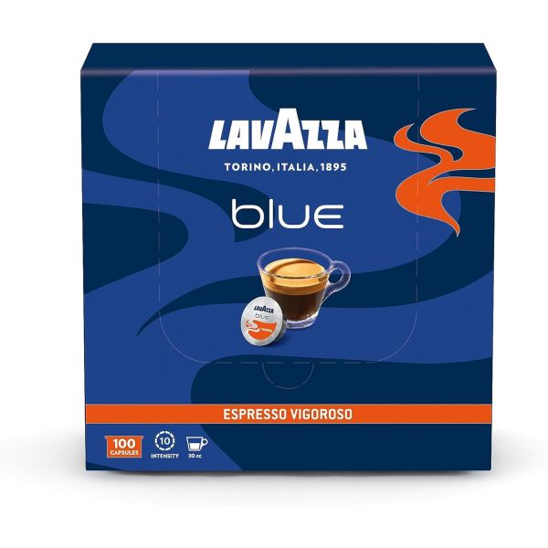 CAFFE LAVAZZA BLUE VIGOROSO X100 CAP