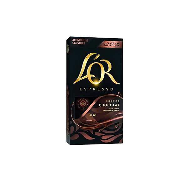 L’OR FLAVOURS CHOCOLATE UTZ NESPX10X10