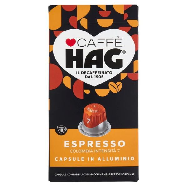 HAG ESPRESSO COLOMBIA UTZ NESPX10X10
