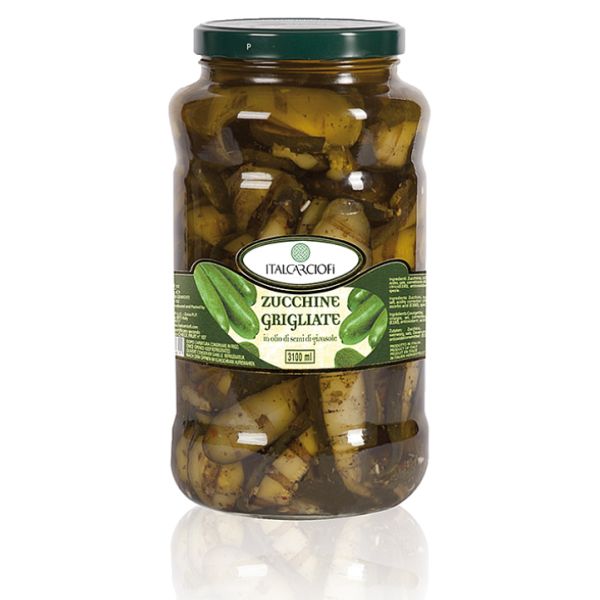 ZUCCHINE GRIGLIATI IN OLIO VET 314MLX12