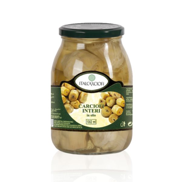 CARCIOFI INTERI IN OLIO VET 580MLX12