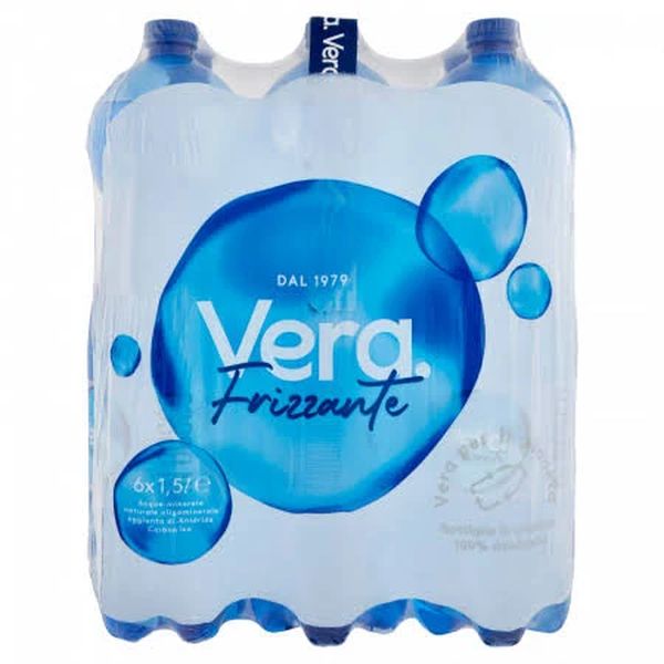 ACQUA VERA FRIZZANTE IN PET 1500MLX6 BTL
