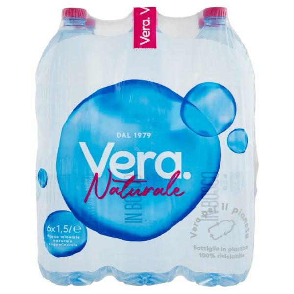ACQUA VERA NATURALE IN PET 1500MLX6 BTL