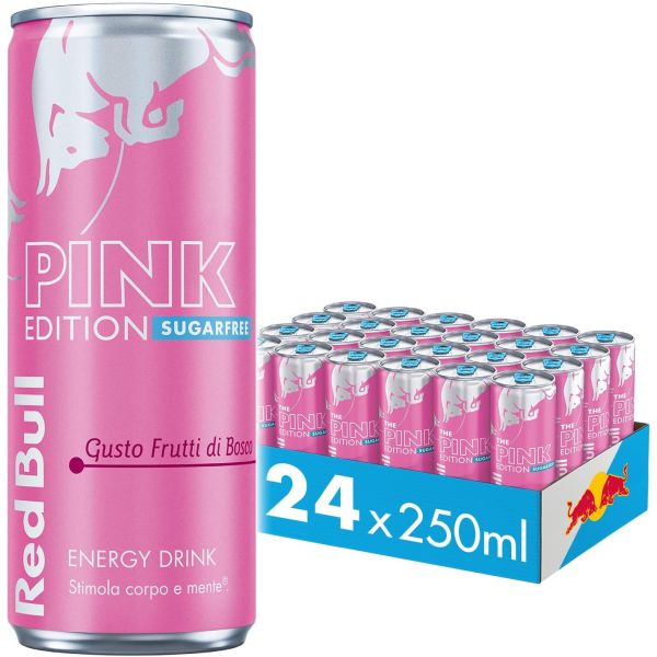 RED BULL PINK ED SF FOREST FRU  250MLX24