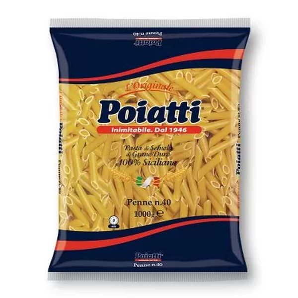 PASTA POIATTI PENNE LISCE N.40 500GX24
