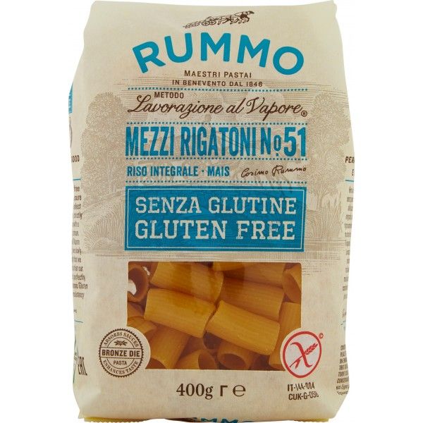 PASTA RUMMO GLFR MEZZI RIGATONI 400GX12