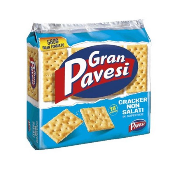 GRANPAVESI CRACKER N/SALATI 560 GR.X 12