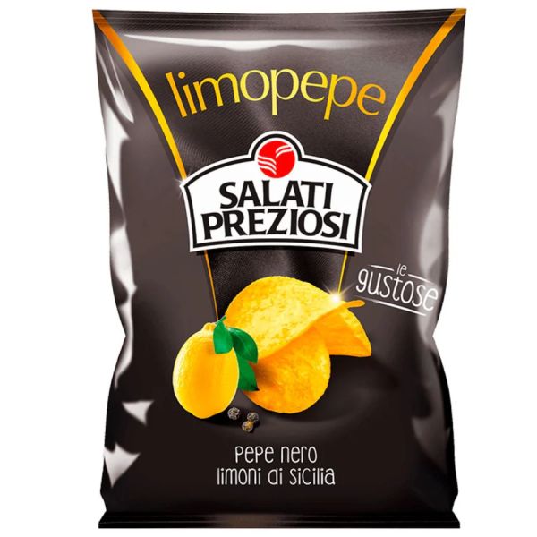 SALATI PREZIOSI CHIPS LIMOPEPE 40 GR X 21