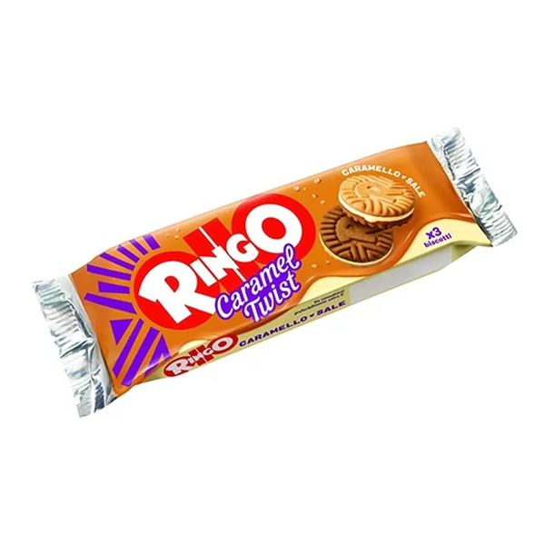 BISCOTTI RINGO CARAMEL TWIST 27.5GR X 42