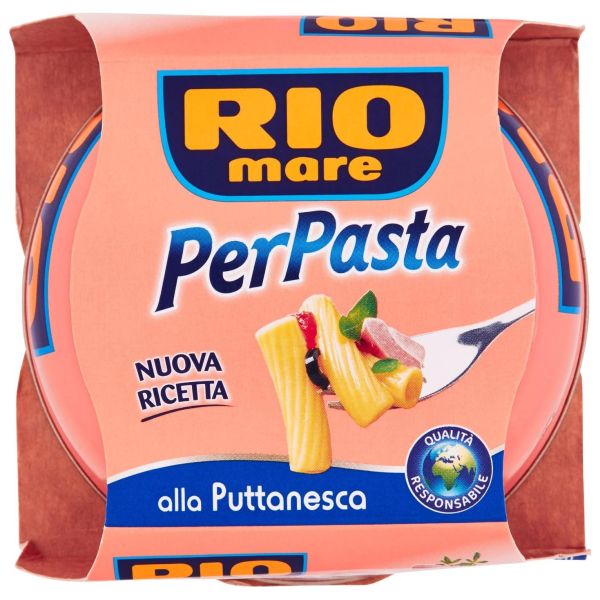 RIO MARE TONNO PASTA PUTTANESCA 160GRX18