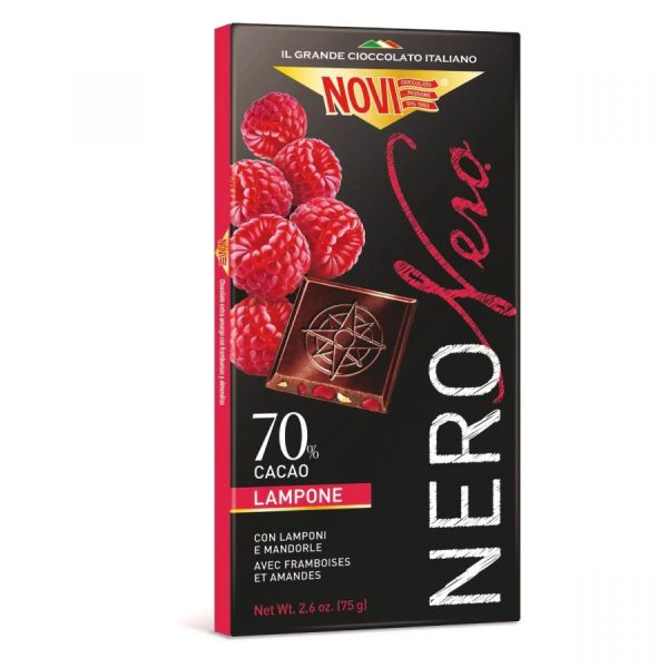 NOVI CIOCC NERO NERO LAMPONE TAV 75GX20