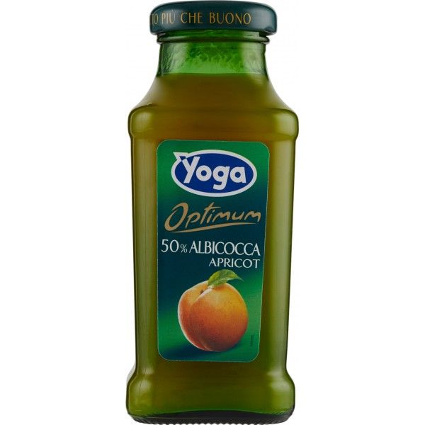 SUCCO DI FRUTTA ALBICOCCA YOGA 20CLX3X8
