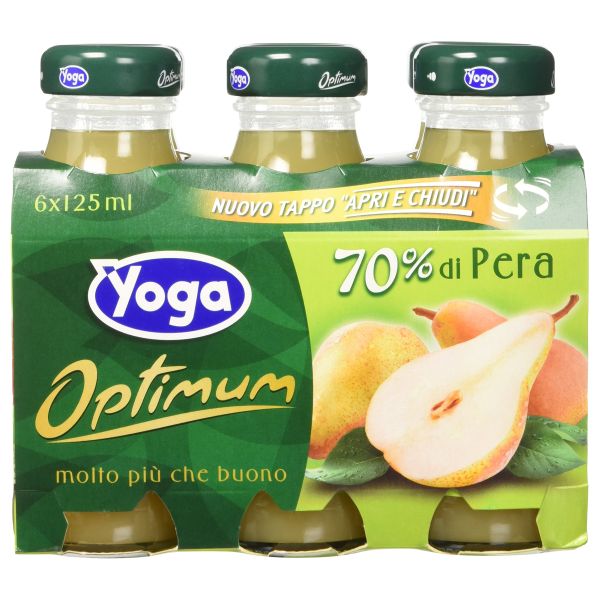 SUCCO DI FRUTTA ALLA PERA YOGA 125MLX6X8
