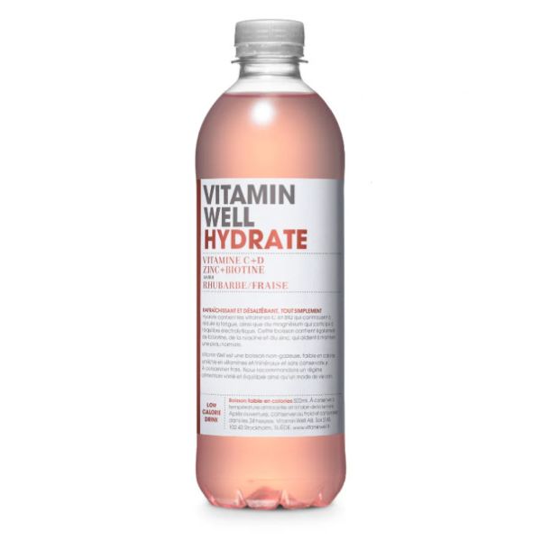 VITAMIN WELL HYDRATE 500MLX12 PET