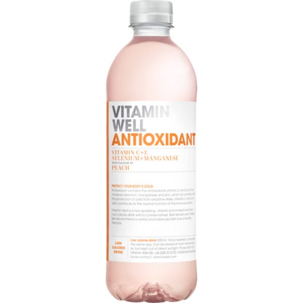 VITAMIN WELL ANTIOXIDANT 500MLX12 PET