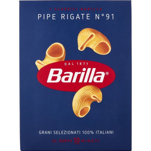 PASTA BARILLA STRIPED PIPE 500GX12