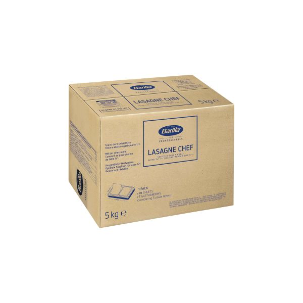 PASTA BARILLA LASAGNE SEMOLA 5 KG X 1