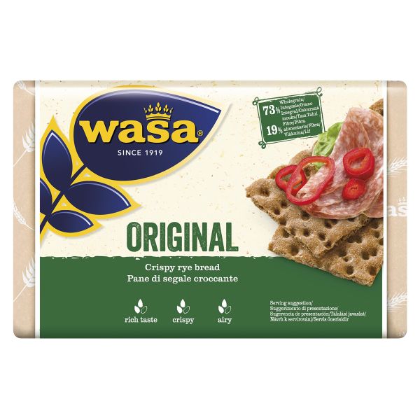 WASA CRISP BREAD ORIGINAL 275 GR. X 12