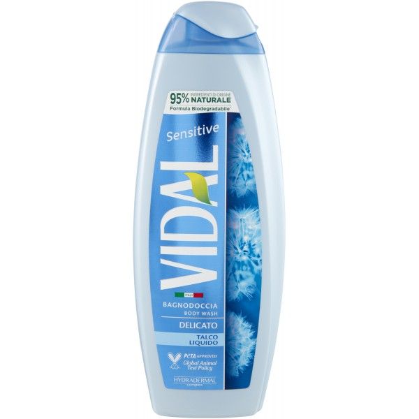 VIDAL BAGNO SENSITIVE TALCO 500MLX12