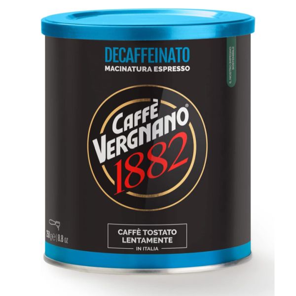 CAFFE VERGNANO ARAB DEK POL LAT 250GX12